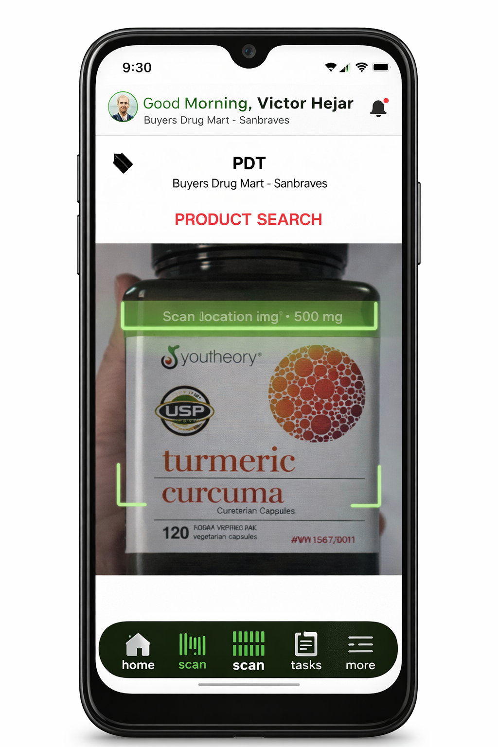 Old handheld inventory device