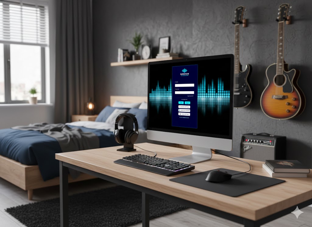 BandHub create project screen